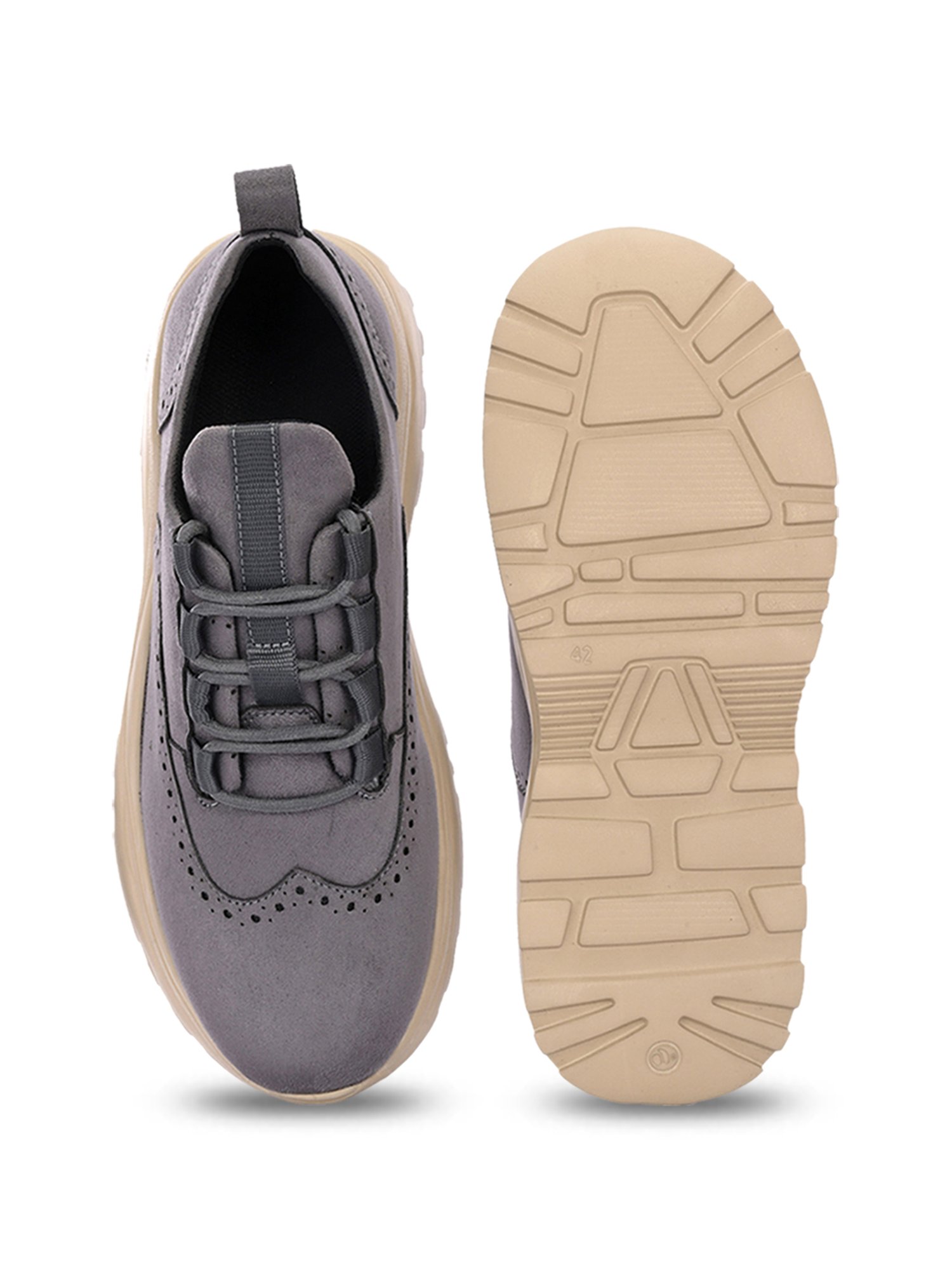 Hoversole Men's Gravity Grey Casual Sneakers