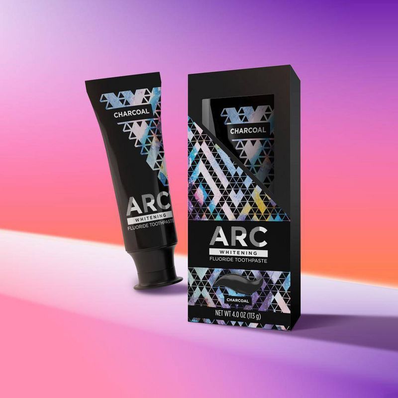 ARC Charcoal Mint  Whitening Fluoride  Toothpaste - 4oz