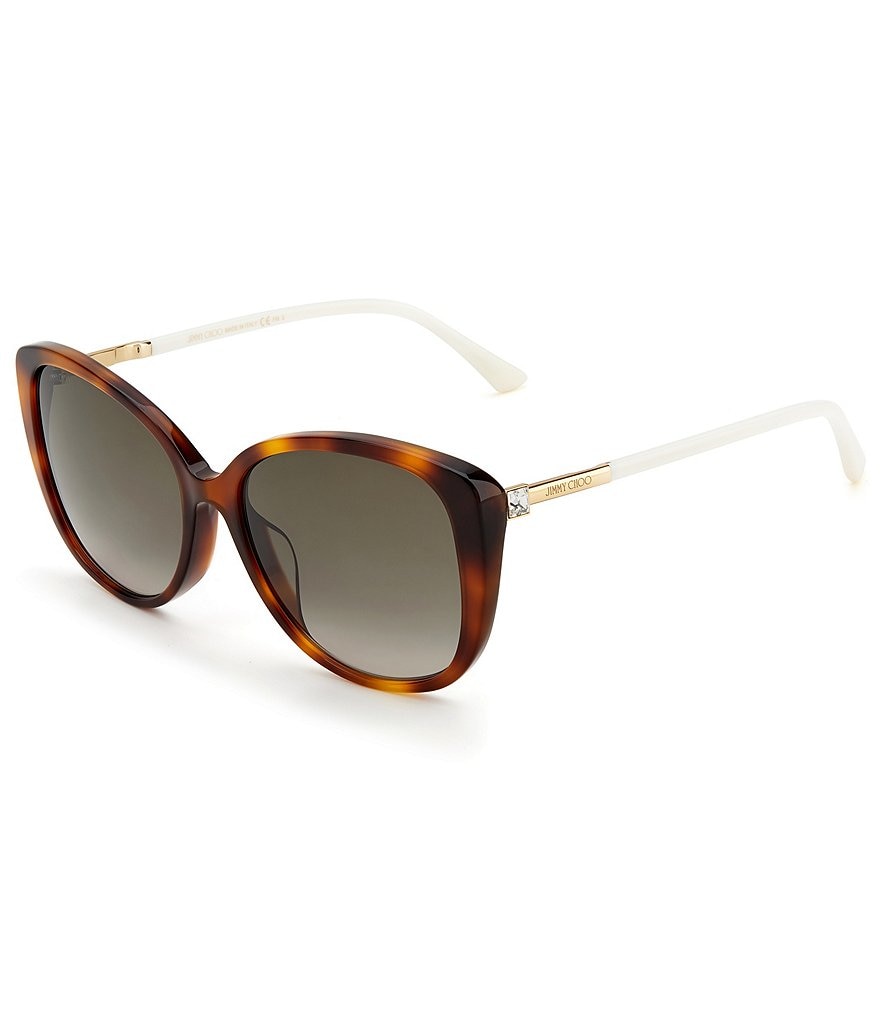 Jimmy Choo Aly Butterfly 57mm Sunglasses