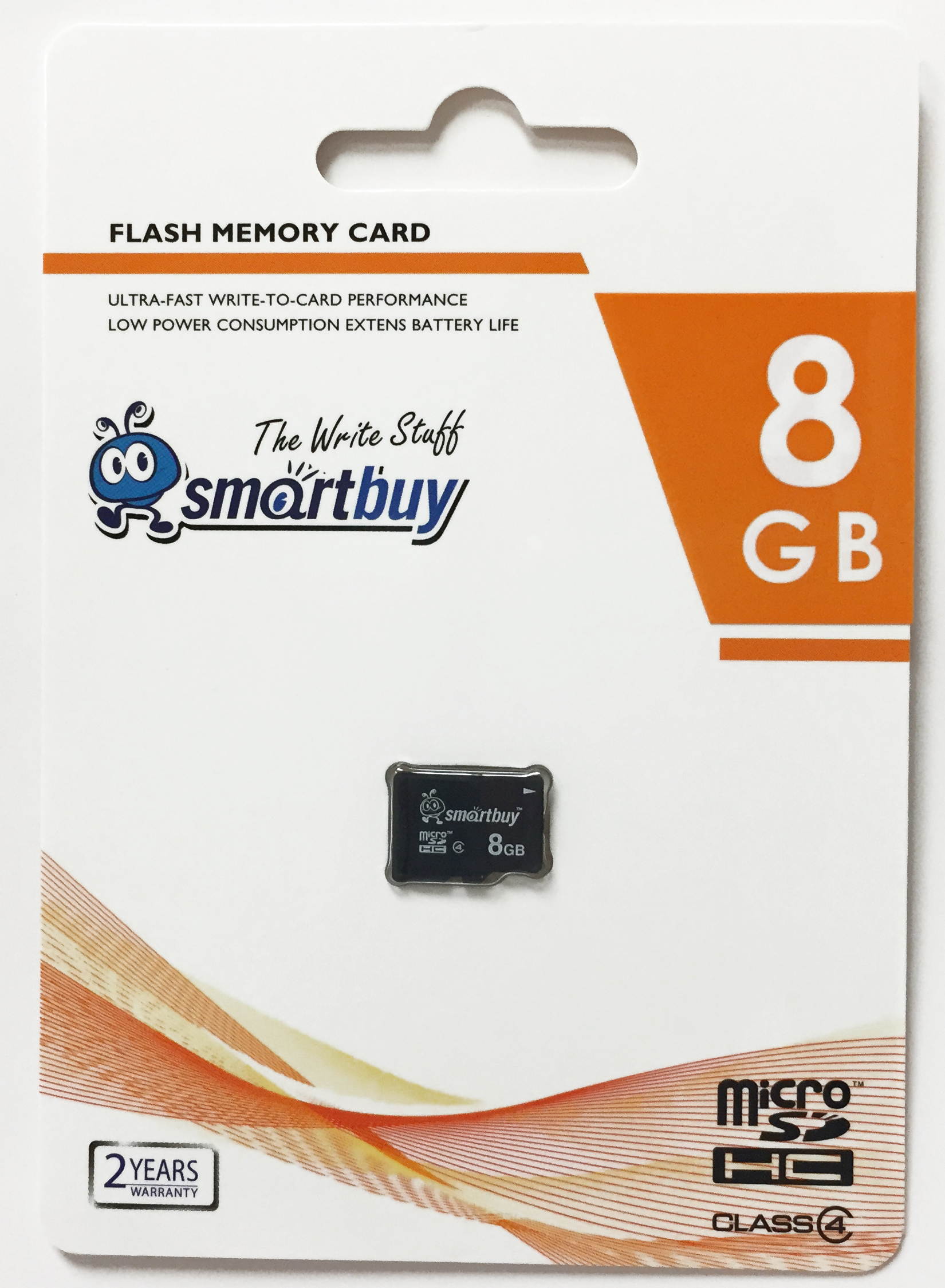 Smartbuy Micro SDHC Class 4 TF Flash Memory Card SD HC C4 Fast Speed for Camera Mobile Phone Tab GPS MP3 TV (4GB - 1 Pack)