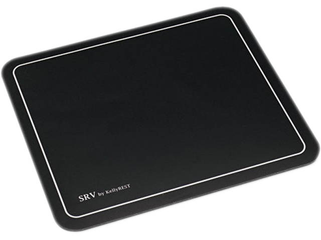 Srv Optical Mouse Pad, Nonskid Base, 9 X 7-3/4, Black