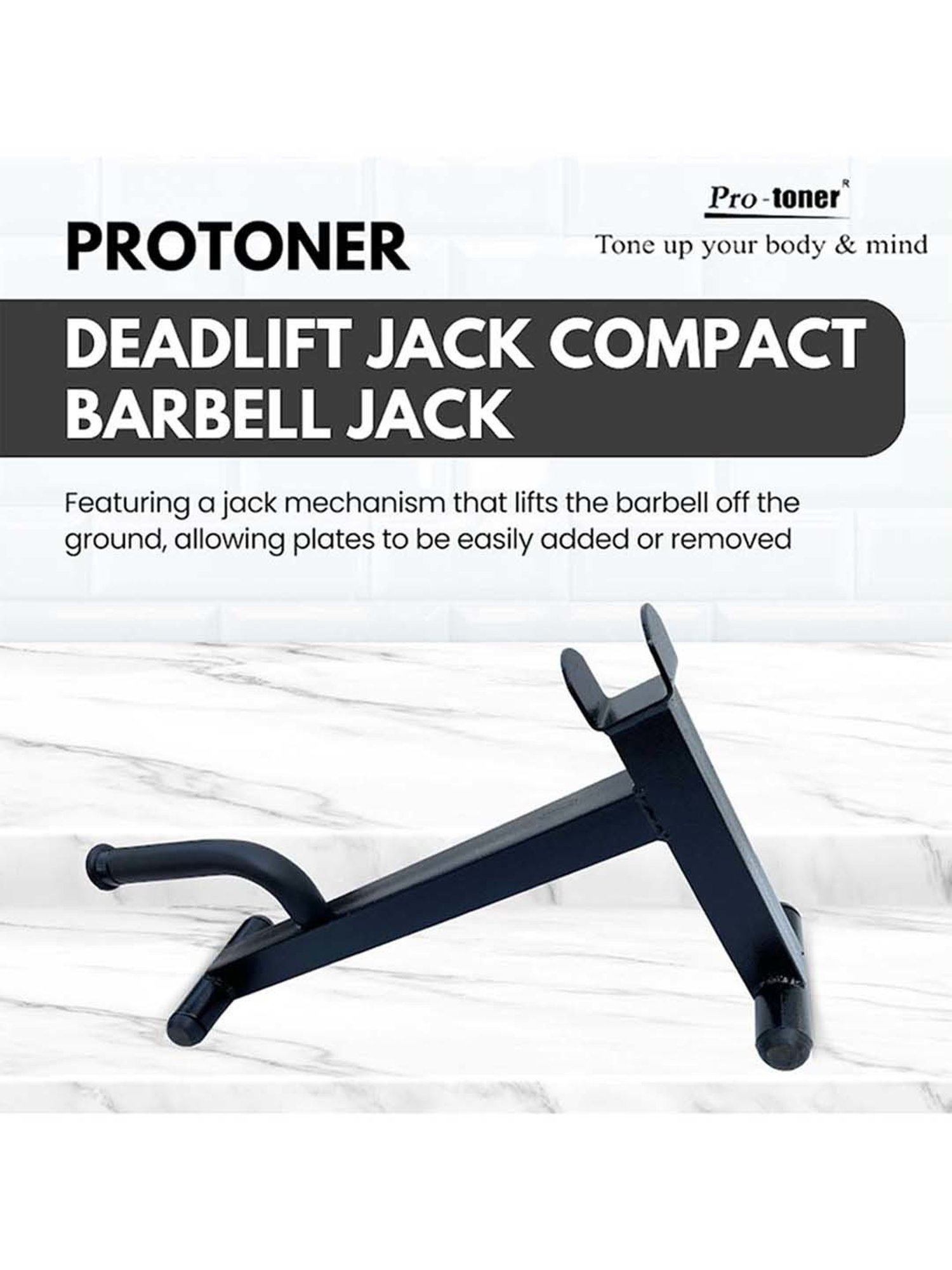 Protoner Deadlift Weight Movers (Black) Size - 66x20.3