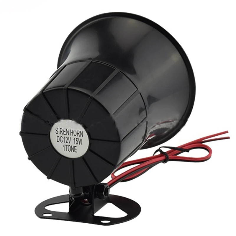 Outdoor DC 12V Wired Loud Alarm Siren Horn With Bracket For Home Security Protection System Speaker Loudspeaker Bracket