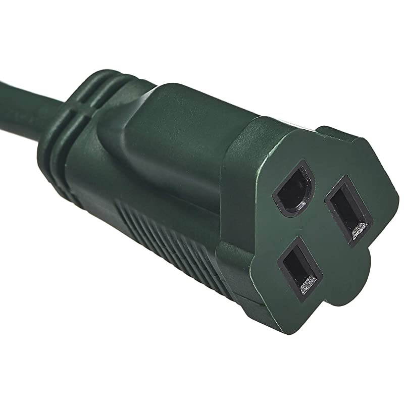 163 Vinyl Outdoor Extension Cord Green 75 Foot