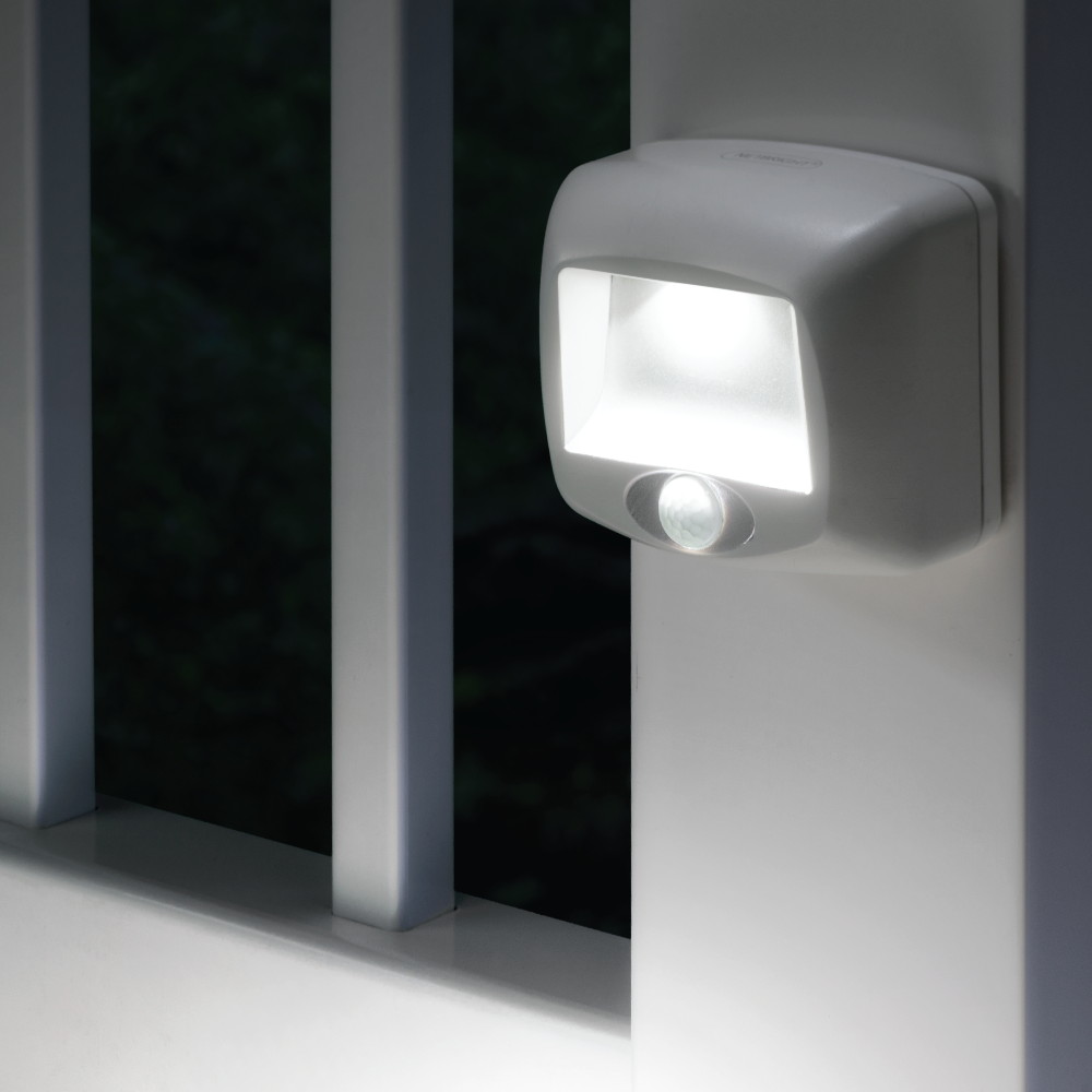 Mr Beams MBN580 Wireless Motion Sensing 35 Lumen LED NetBright&reg; Networked Path Light, White, 2-Pack