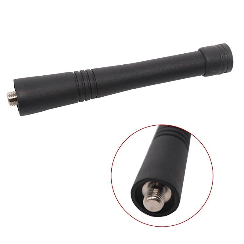 VHF Stubby Antenna Compatible for Motorola CP200D CP200 P110 P1225 PR400 HT750 HT1250 HT1550 EX560 PRO5150 PRO7150 GP3688 GP340 146174 MHz 3 Pack