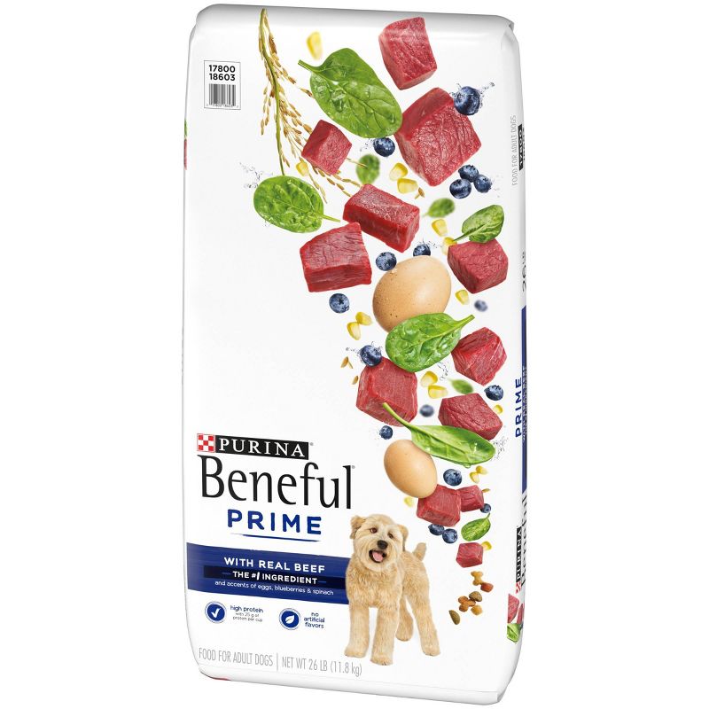 Purina Beneful Prime High Protein with Real Beef Adult Dry Dog Food - 26lbs