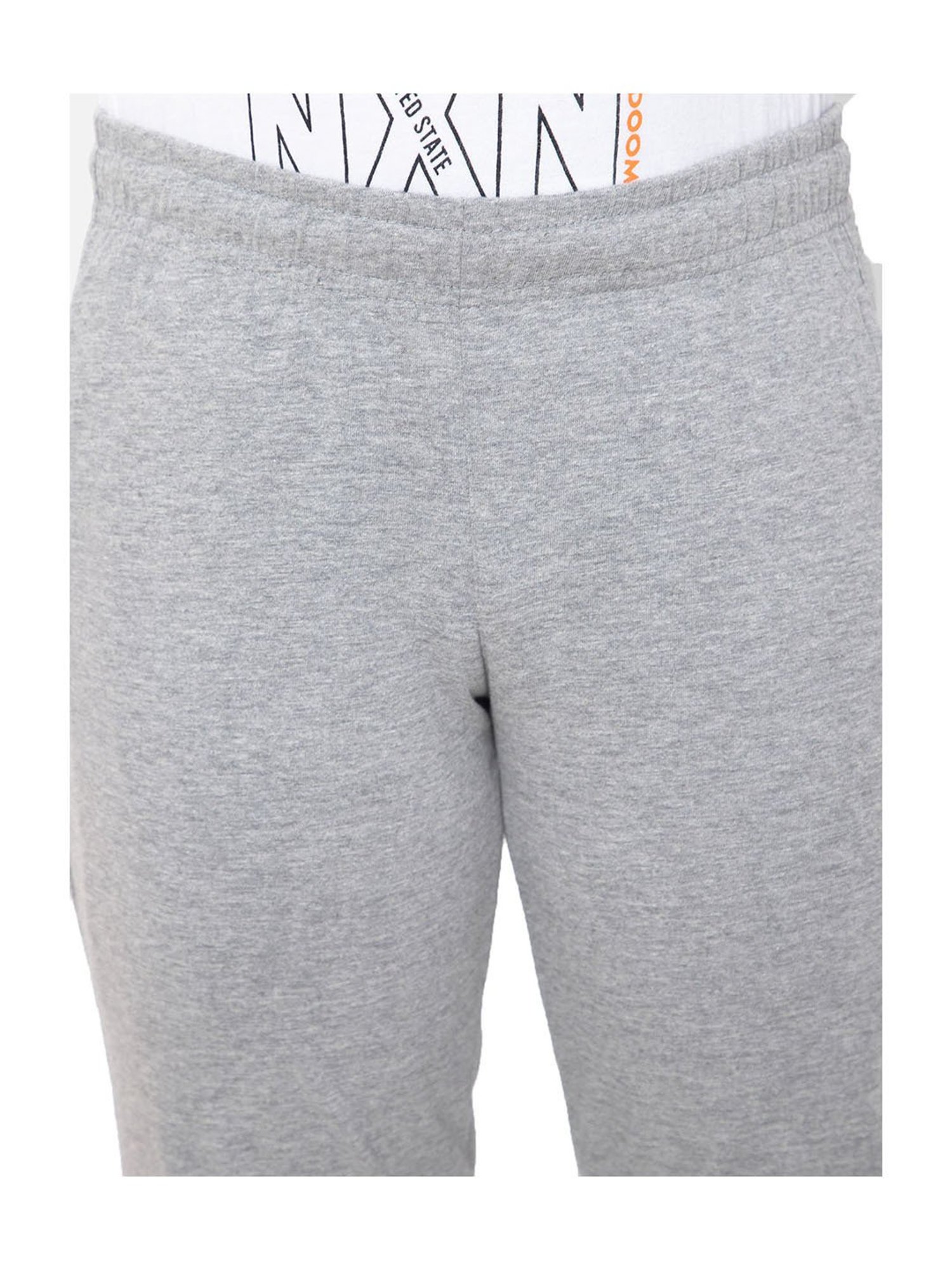 Bodycare Boys Gray Melange Textured Trackpants