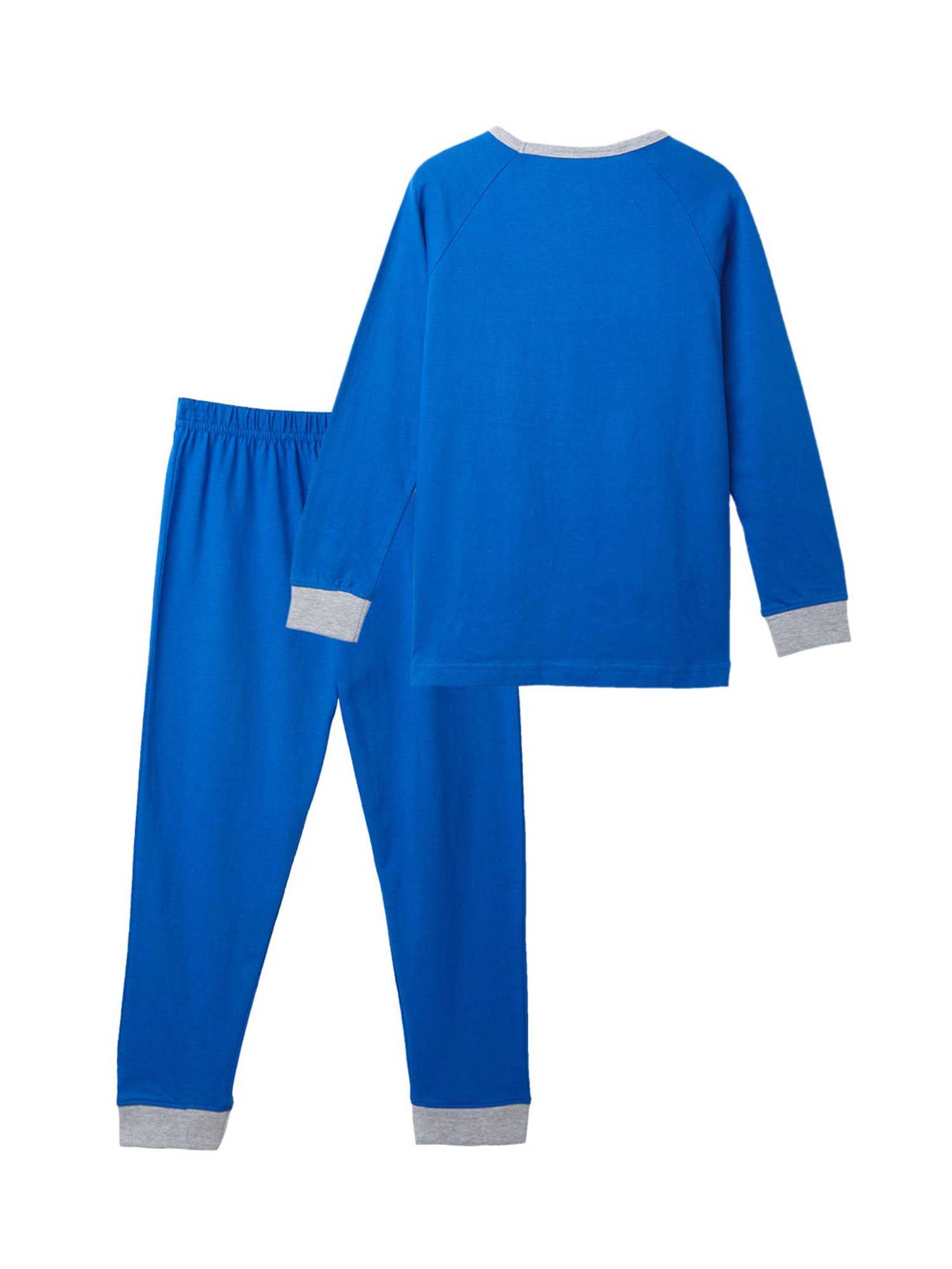 Cub McPaws Boys Blue & Grey Printed T-Shirt with Joggers