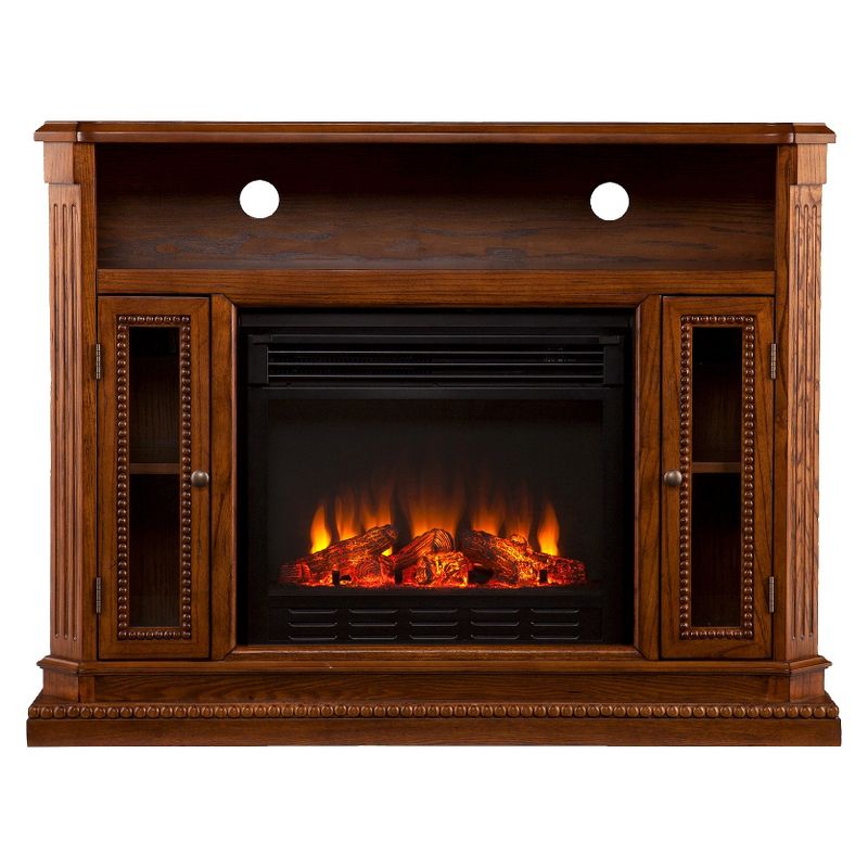Southern Enterprises Ashton Electric Media Fireplace Brown