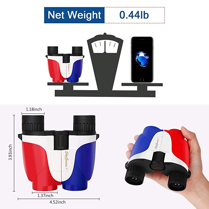 10X25 Small Compact Lightweight Binoculars with Clear Vision, Easy Focus, Colorful Durable Binoculars for Adults Kids Bird Watching, Safari, Hiking, Travel, Concerts, Opera, Sport Games