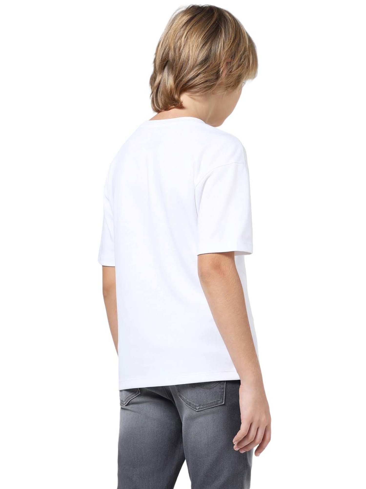 Jack & Jones Junior White Regular Fit T-Shirt