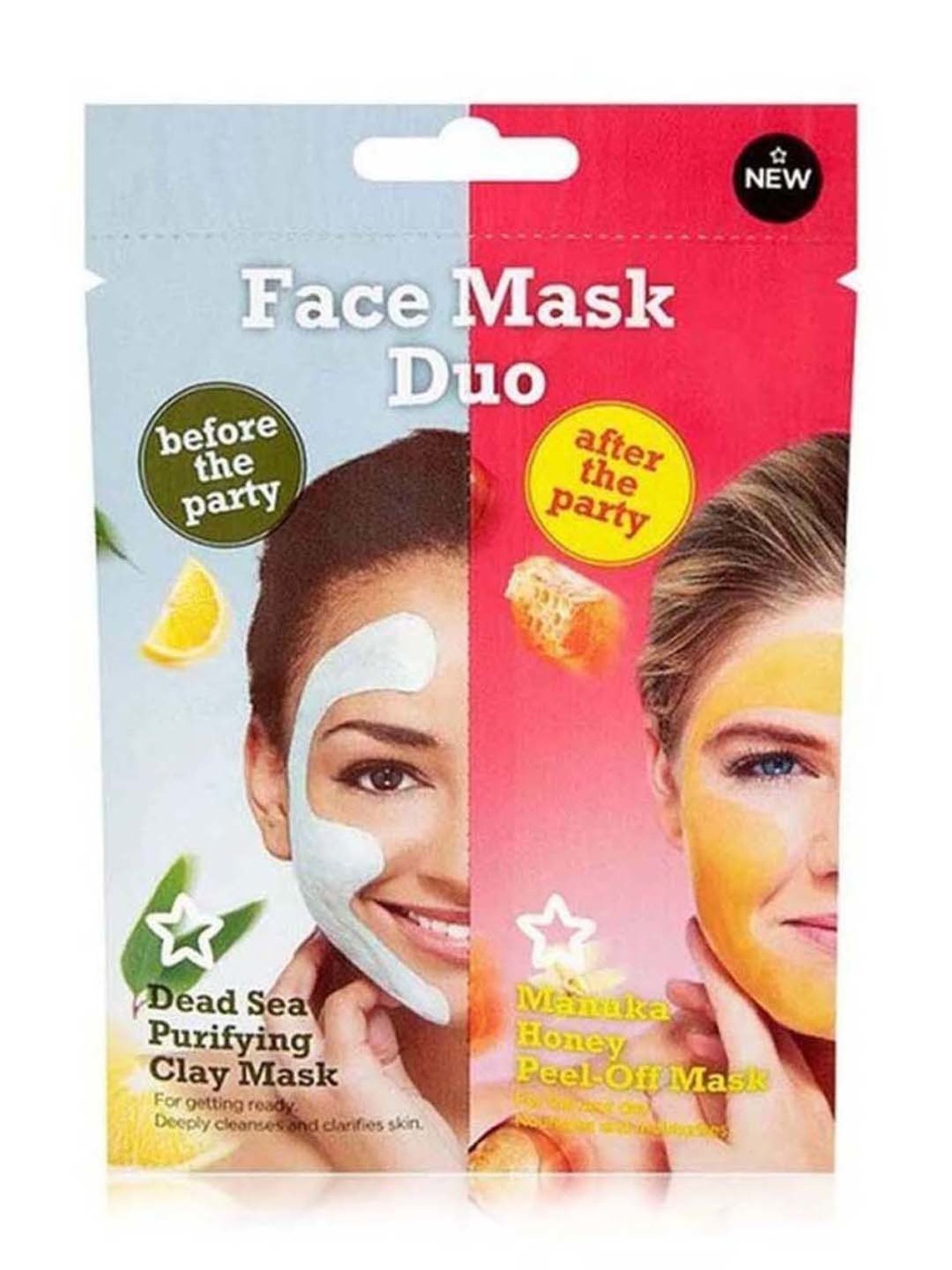 SuperDrug Skin Rescue Clay Honey Mask Kit