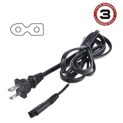 SLLEA 6ft AC in Power Adapter Cord Cable Lead Plug for JVC EM48FTR TV