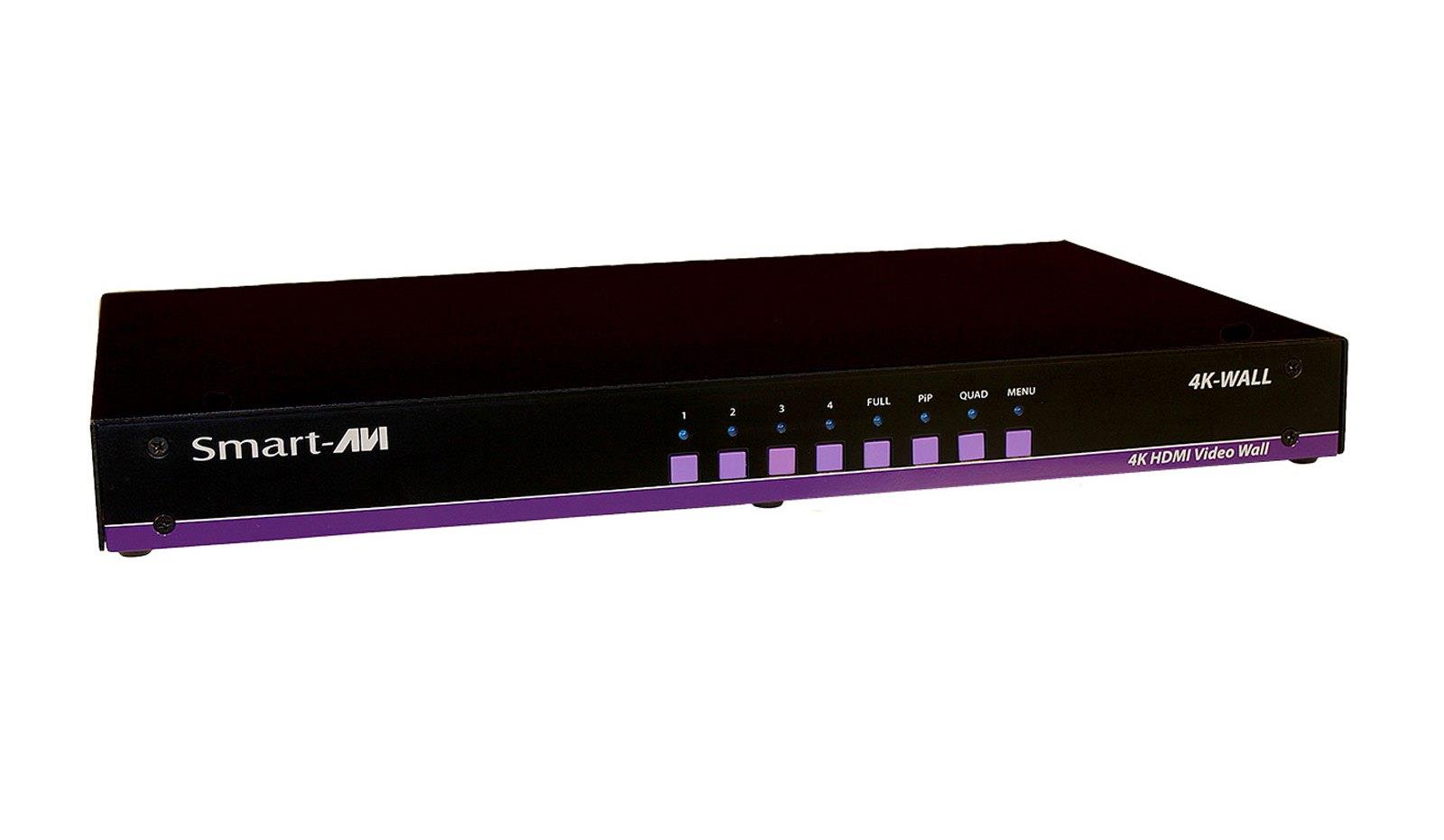 Smartavi SM-4KWL-S 4X4 DVI-D/HDMI/RS-232/IR/CAT5/6 STP Video Wall Processor