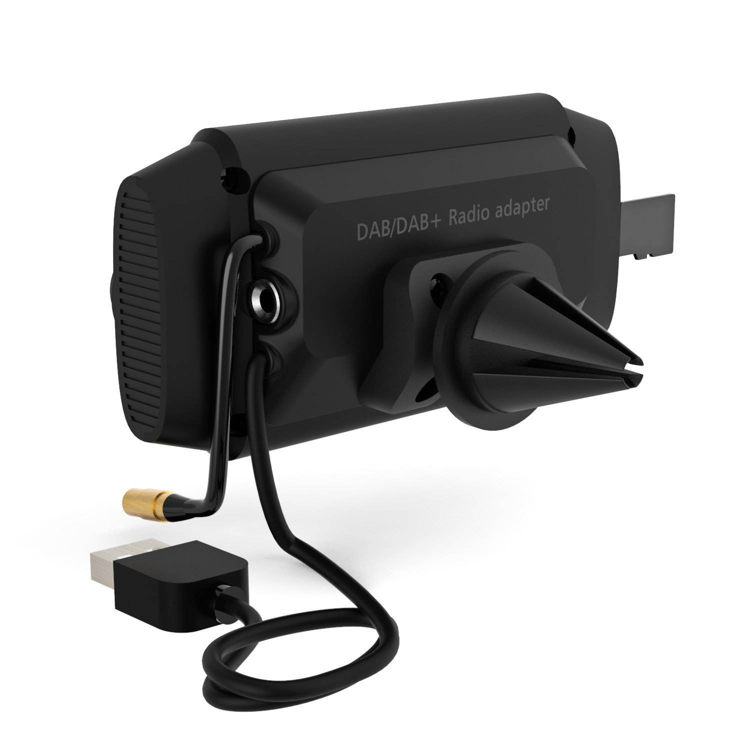 Mini In-car DAB+ Radio Receiver with Bluetooth Player Support FM Transmitter with 2.4 Inch Screen MP3 Music