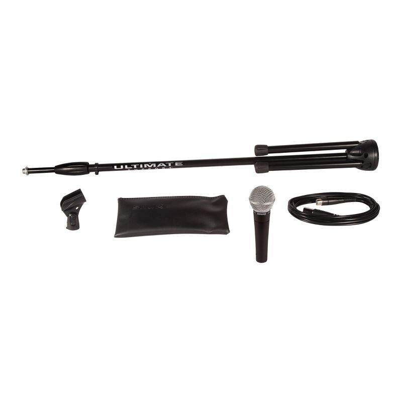 Shure SM58 Microphone with XLR cable and Stand