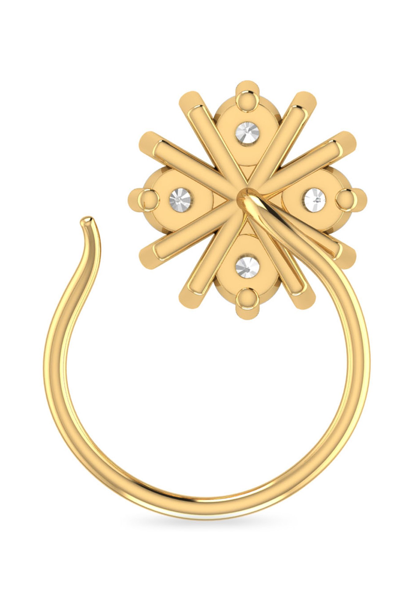 PC Jeweller Rhode 22 kt Gold Nosepin