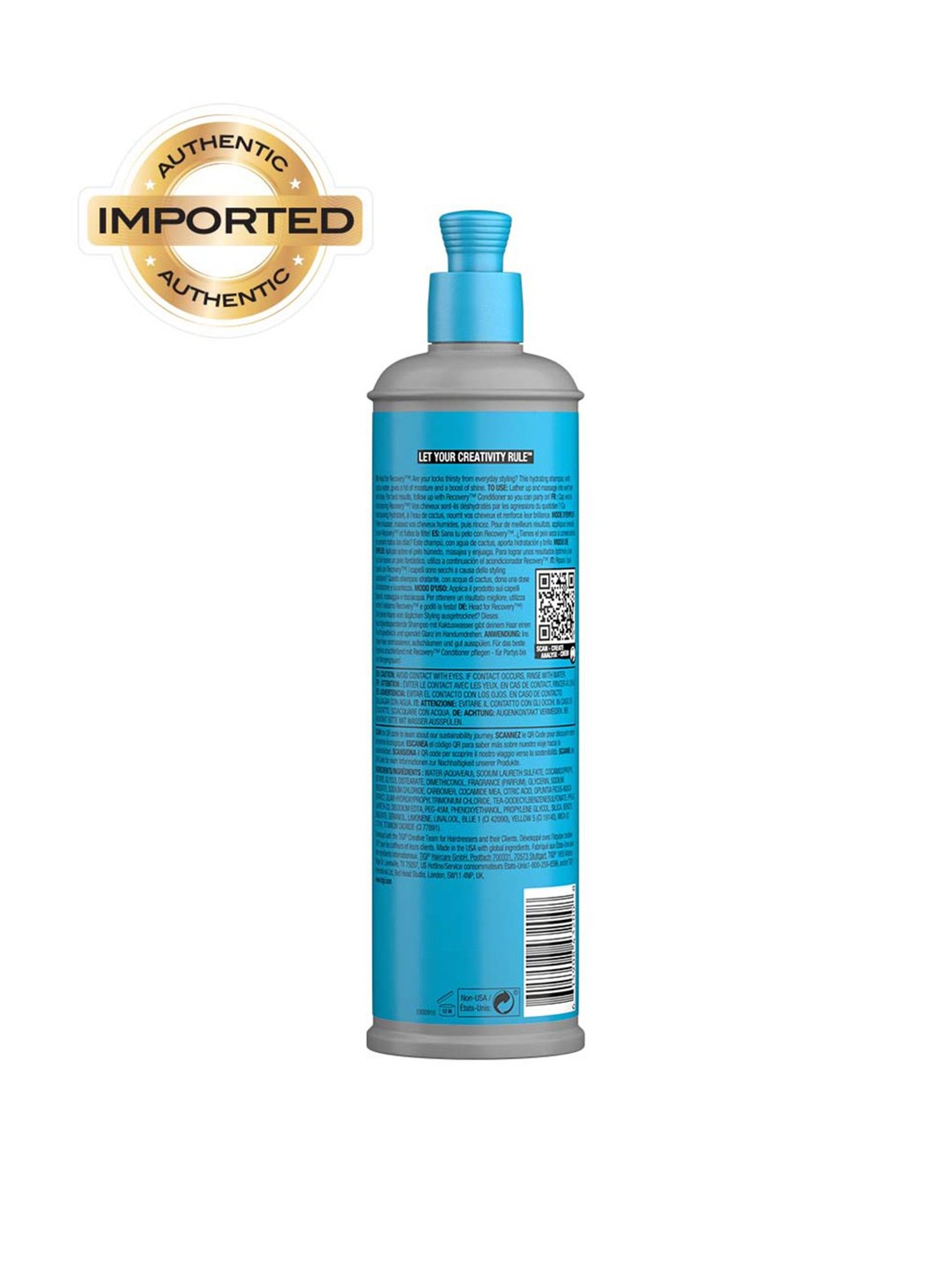 Bed Head TIGI Recovery Moisture Rush Shampoo - 400 ml