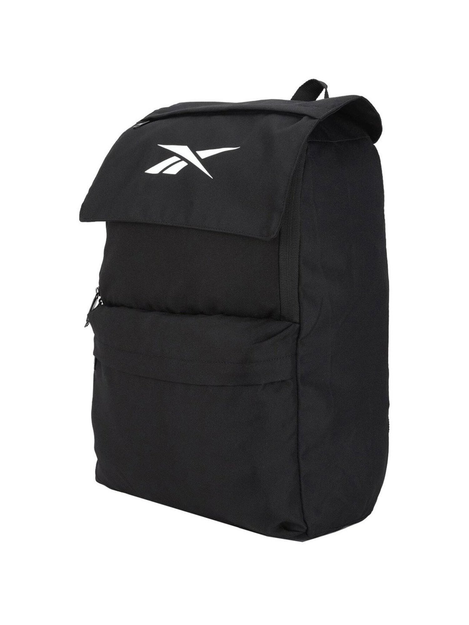 Reebok Black Polyester Solid Backpack
