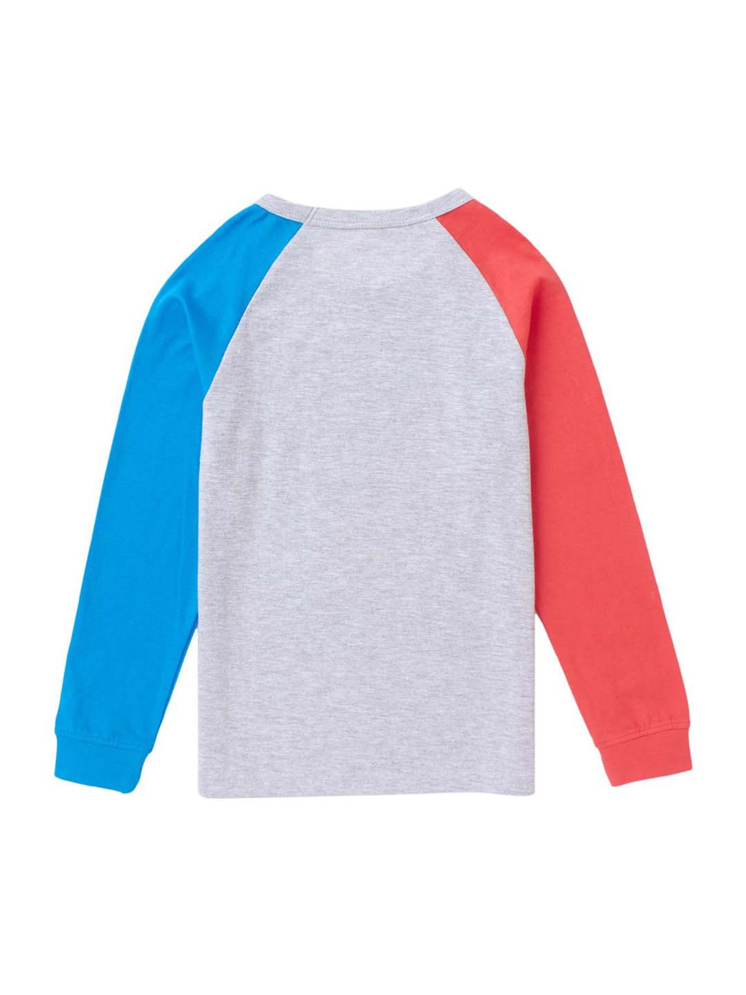 Cub McPaws Girls Grey Cotton Printed T-Shirt & Pyjamas