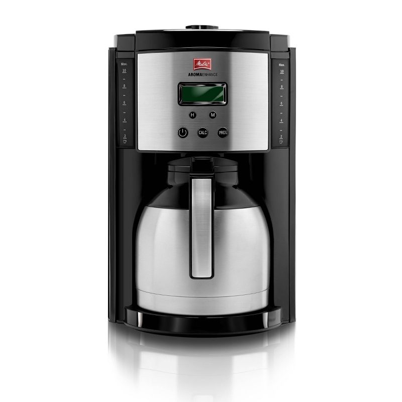 Melitta 10-Cup Coffee Maker with Thermal Carafe - Black
