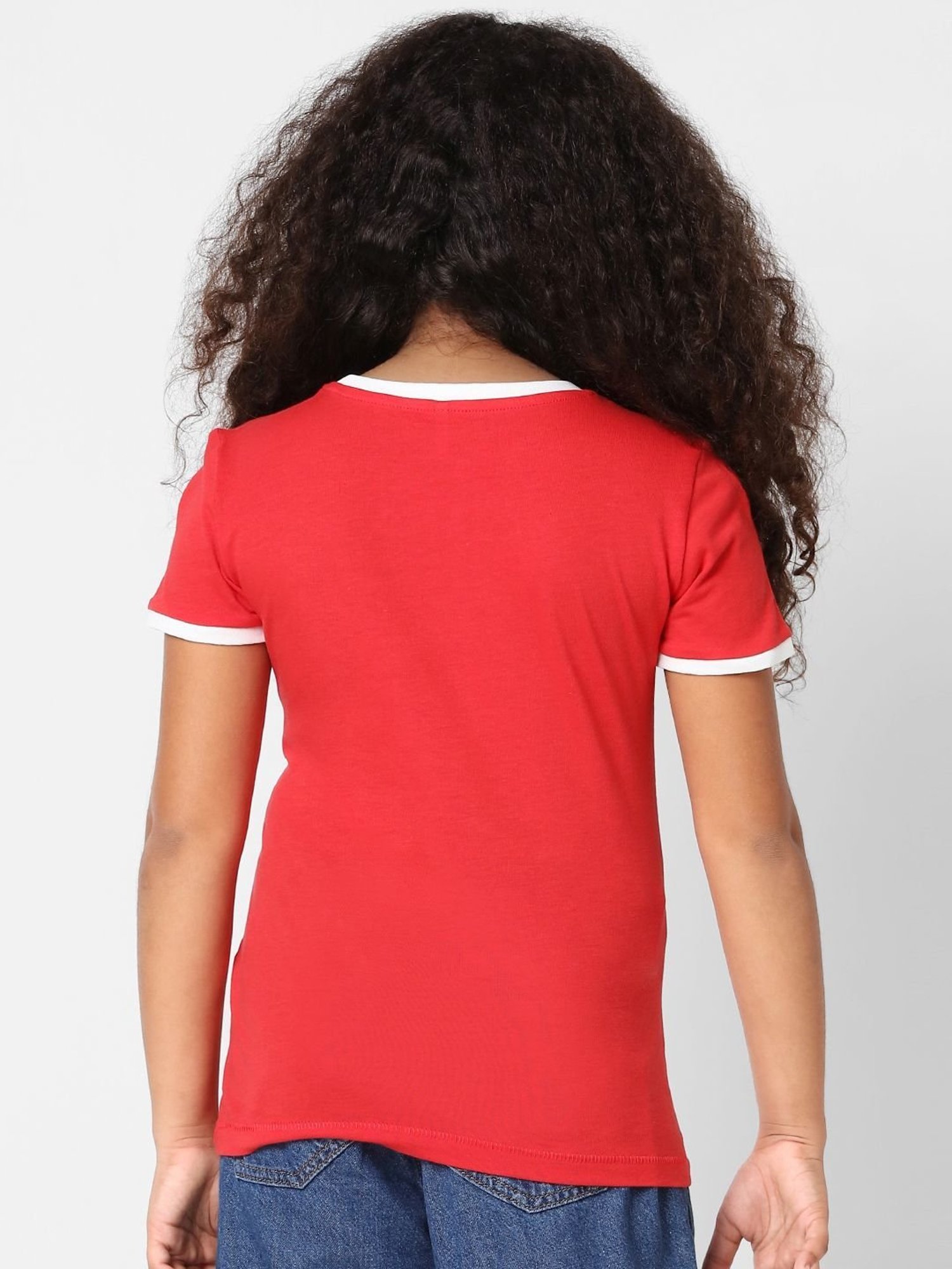 KIDS ONLY True Red Cotton Printed T-Shirt