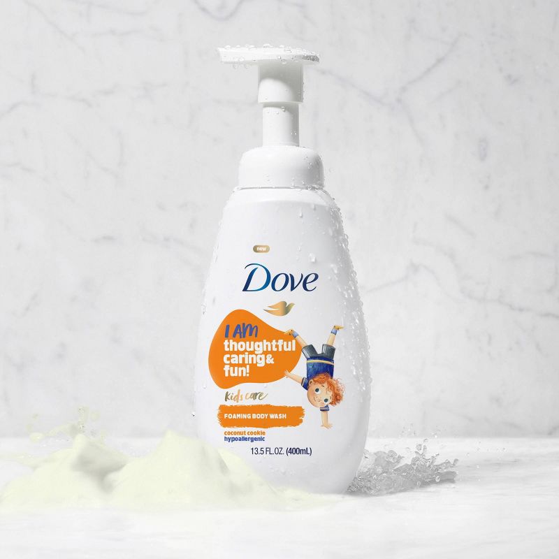Dove Kids Care Hypoallergenic Foaming Body Wash Coconut Cookie - 13.5 fl oz