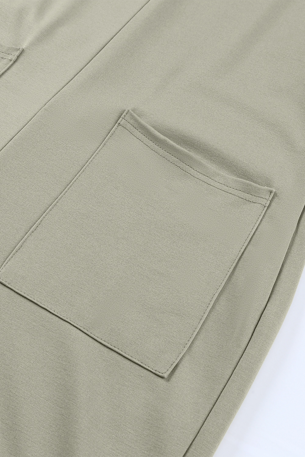 Rose Tan Solid Self Tied Straps Pleated Wide Leg Jumpsuit