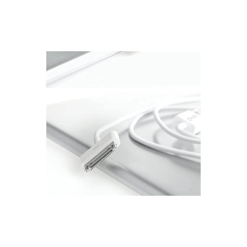 4s Cable 30Pin USB Sync and Charging Data Cable for 44S3G3GS iPad 123 and iPod 515 Meter Pack of 2