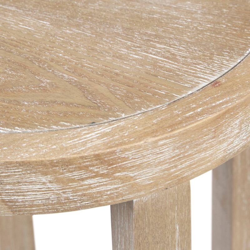 Harley Round Accent Table Wheat