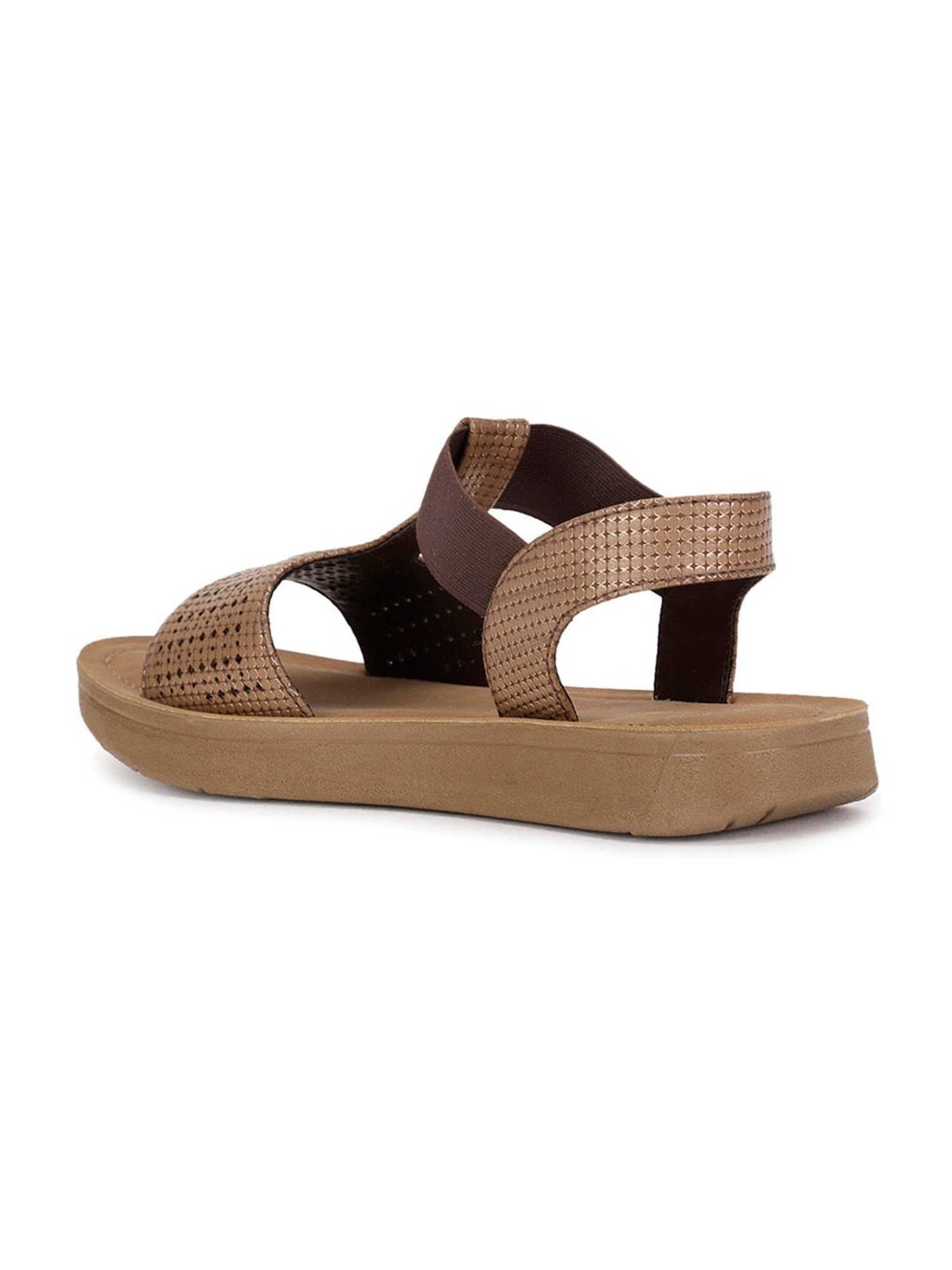 Bata Women's Brown Ankle Strap Sandals