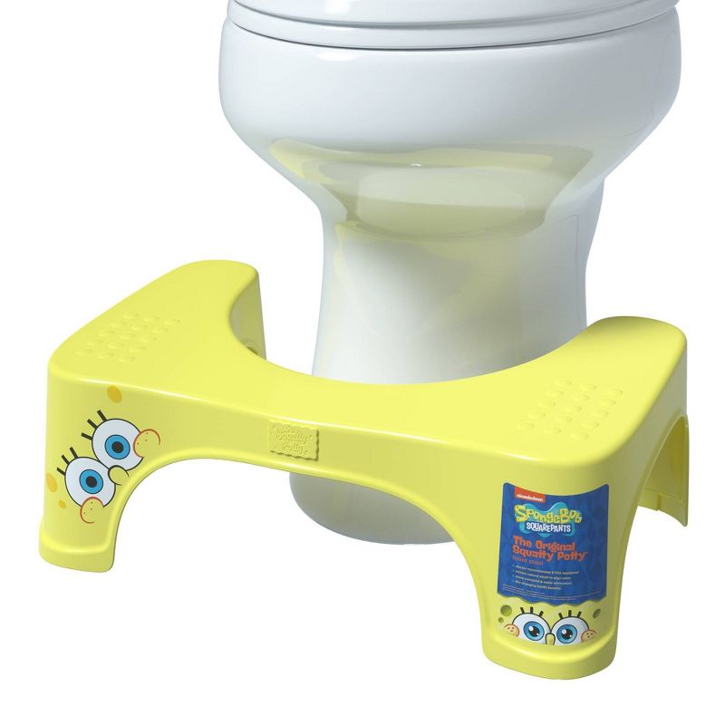 SpongeBob SquarePants Toilet Stool Yellow - Squatty Potty