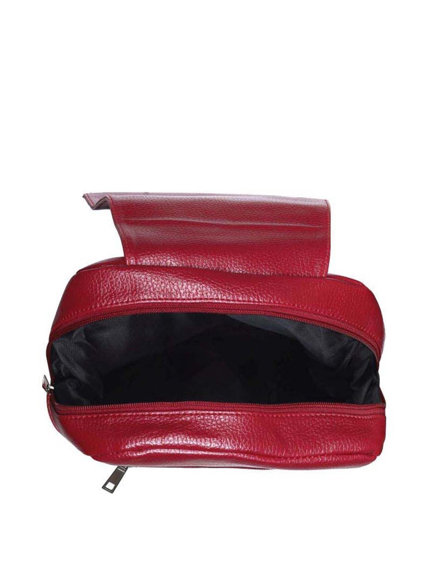 Toteteca Red Solid Large Laptop Backpack