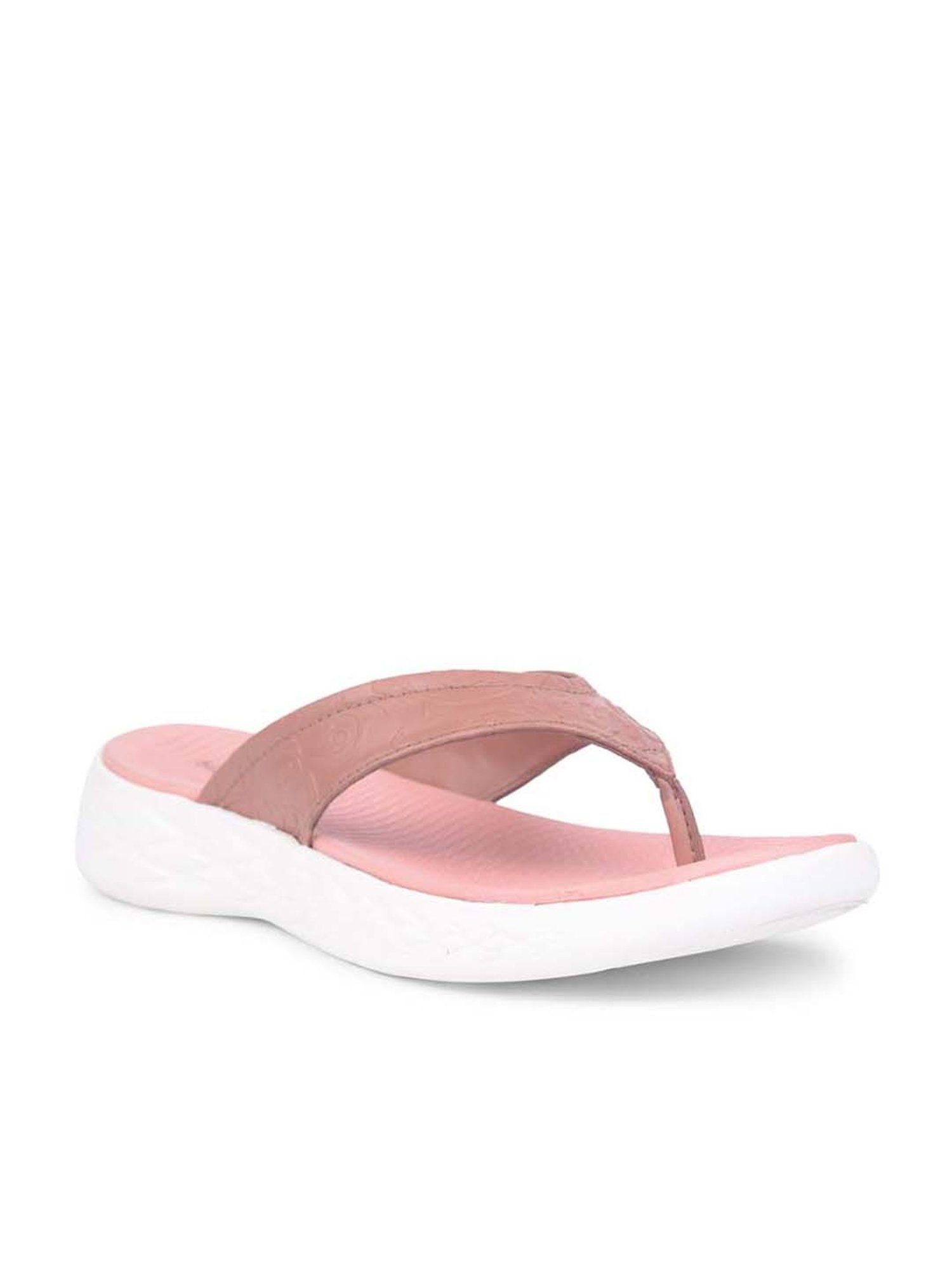 Healers by Liberty Women's Peach Thong Wedges
