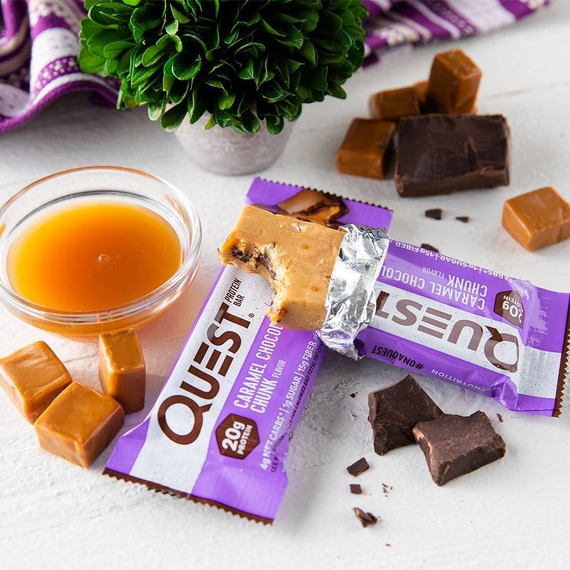 Quest Protein Bar - Caramel Chocolate Chunk - 12ct/25.33oz