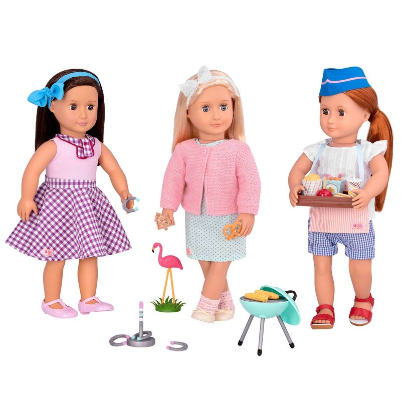 Our Generation Retro Garden Party BBQ for 18" Dolls