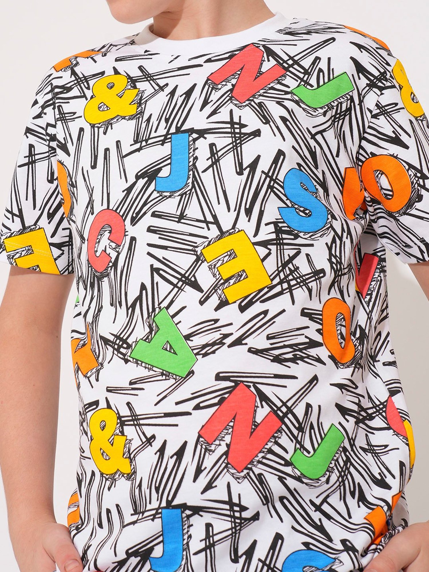 MINIKLUB Boys Blue Printed Full Sleeves T-Shirt