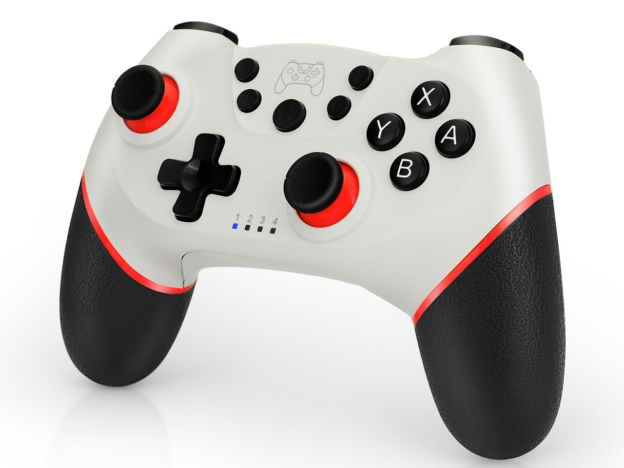 SuperStar Wireless Gaming Controller Remote Gamepad Joystick for Nintendo Switch,Bluetooth Rechargeable Gamepad Supports 6-Axis Gyro, Turbo and Dual Vibration(White)