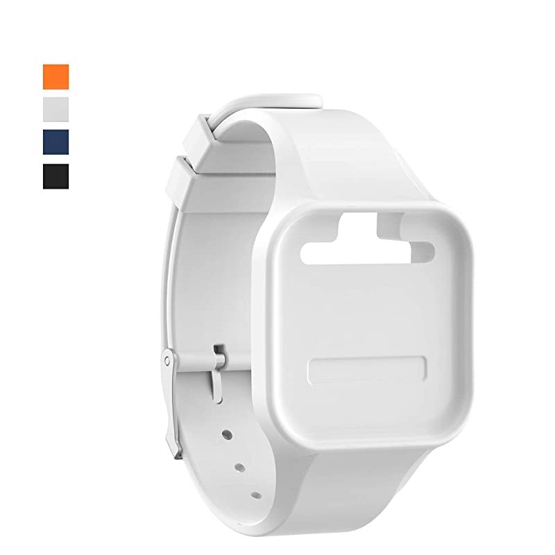 Wristband Compatible with GolfBuddy Voice 2 Watch Silicone Replacement Band Straps Watchbands Fit for Golf Buddy VoiceVoice 2 Golf GPS Watch White