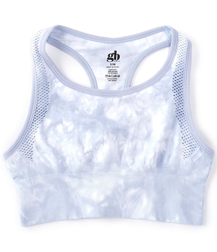 GB Girls Big Girls 7-16 Active Tie Dye Seamless Bra