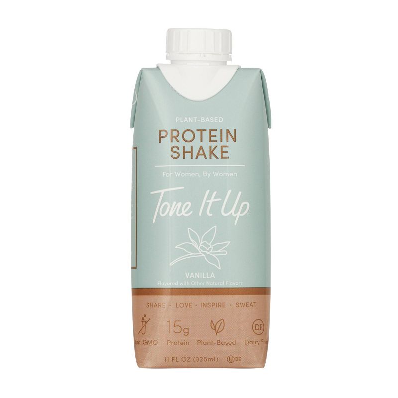 Tone It Up Plant-Based Protein Shake - Vanilla - 11 fl oz/4pk