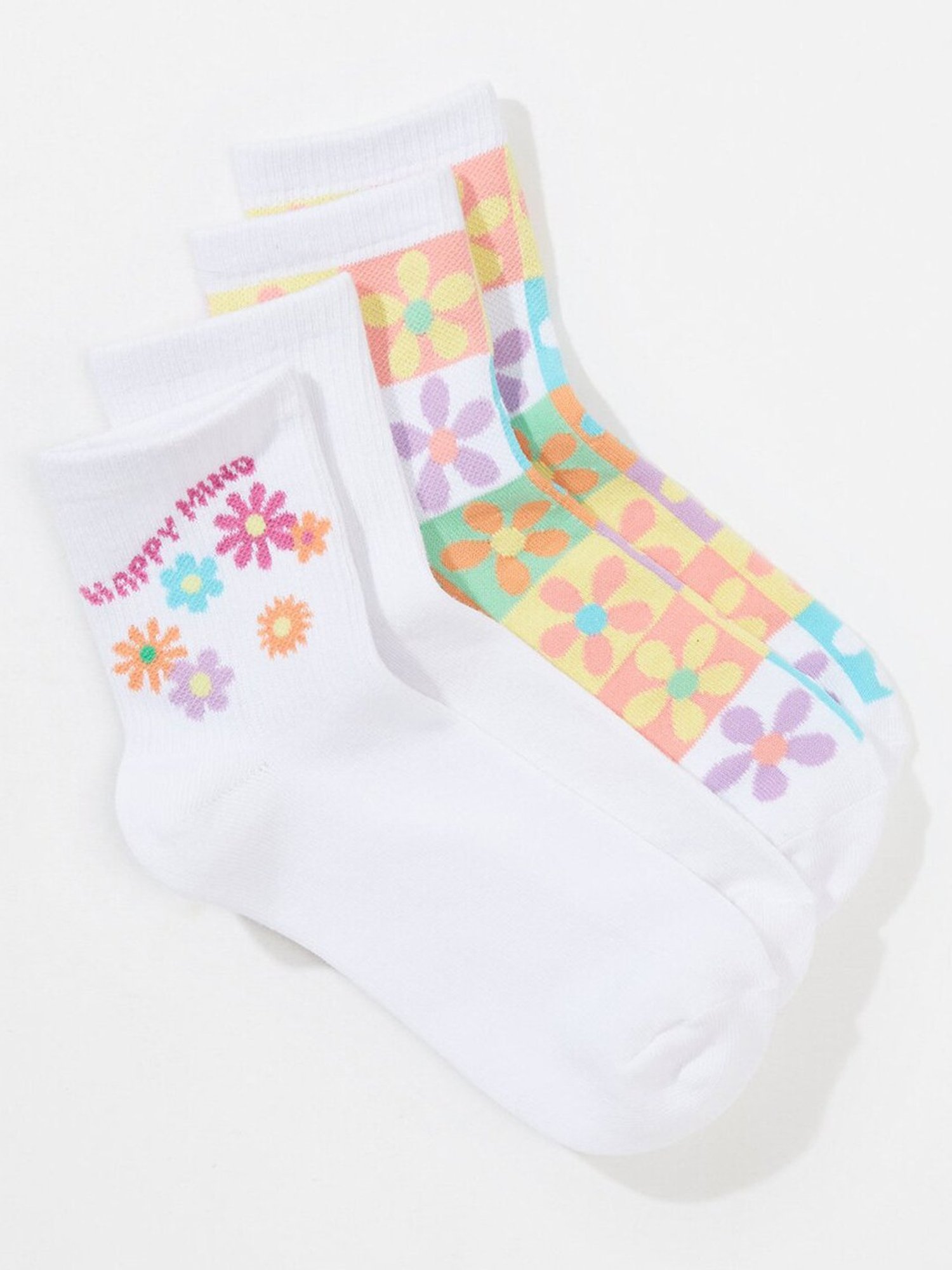 American Eagle Outfitters White Boyfriend Socks - Pack Of 2