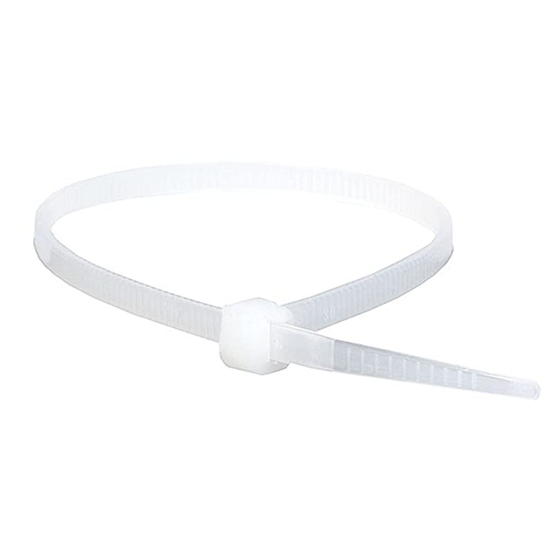 Cable Tie 8 inch 40LBS 100pcsPack White