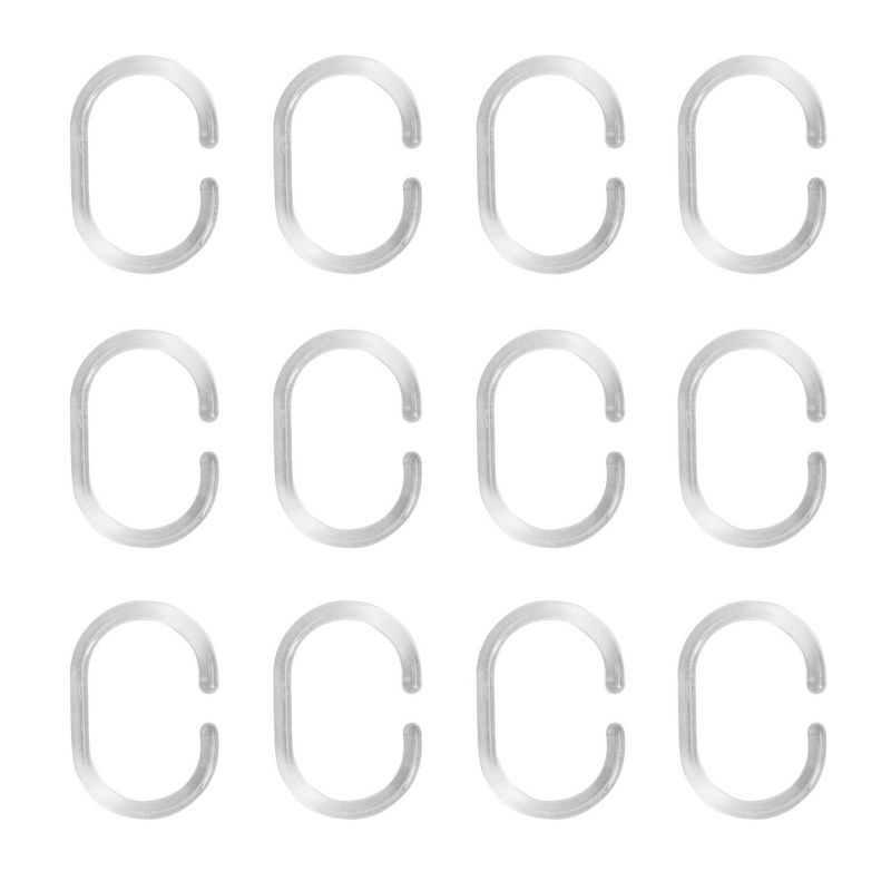 13pc Arbor PEVA Shower Curtain and Rings Set - Zenna Home