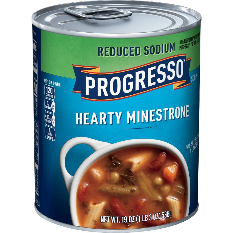 Progresso Reduced Sodium Minestrone Soup 19oz