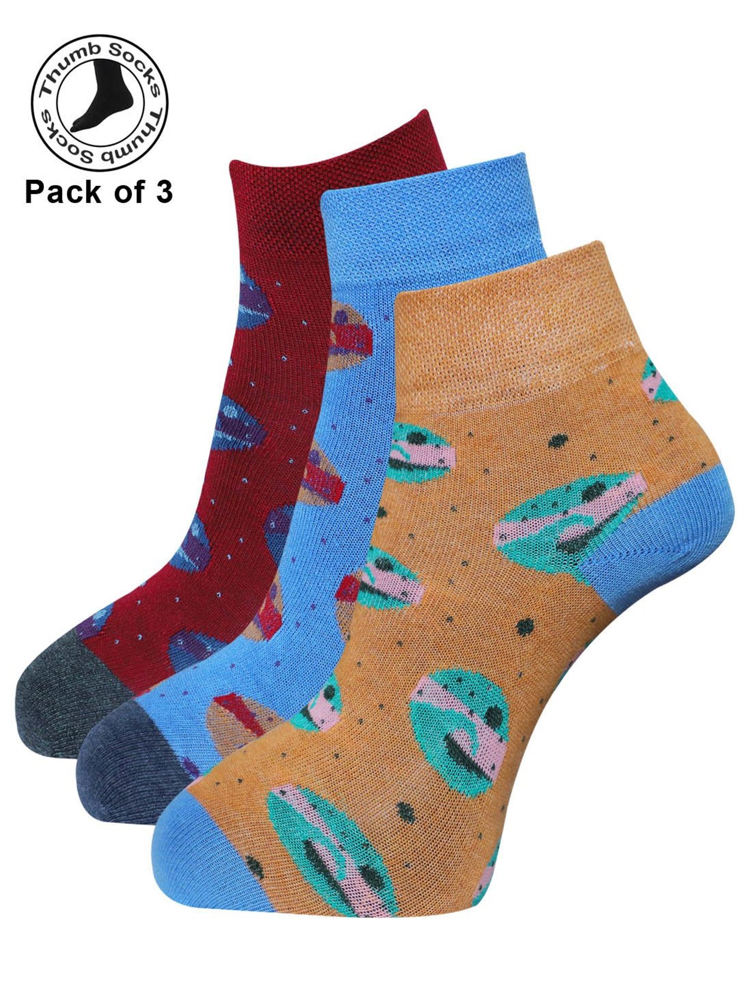 Dollar Assorted Socks - Pack of 3