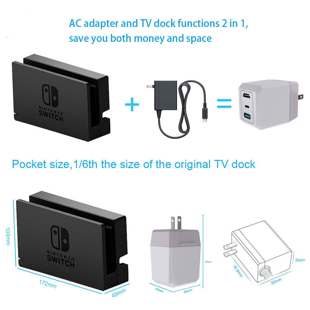 Taurus Base Supports Host Charging / Switching TV Mode and Android Mobile Screen for Switch