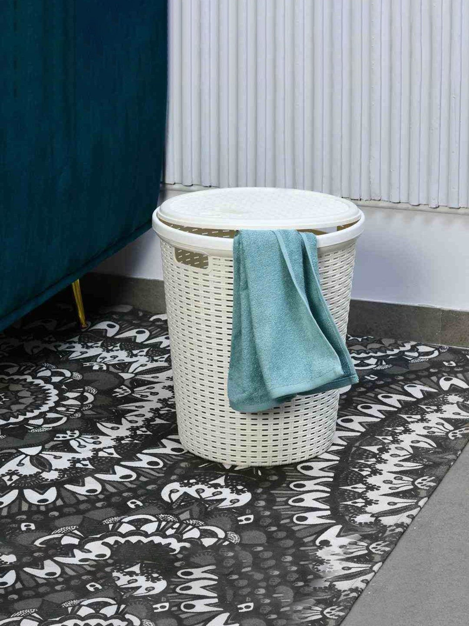 @home Grey Polypropylene Laundry Bag