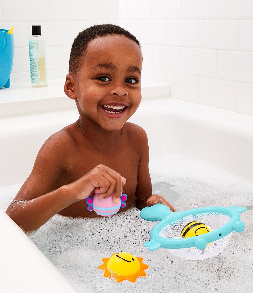 Skip Hop Zoo Scoop & Catch Squirties Bath Toys Set